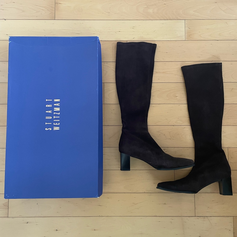 Stuart Weitzman Knee High Suede Boots